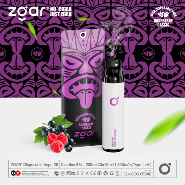 ZGAR ZG25 3000 Puffs 5% Pod jetable rechargeable à la nicotine en gros - HelpVape - 4