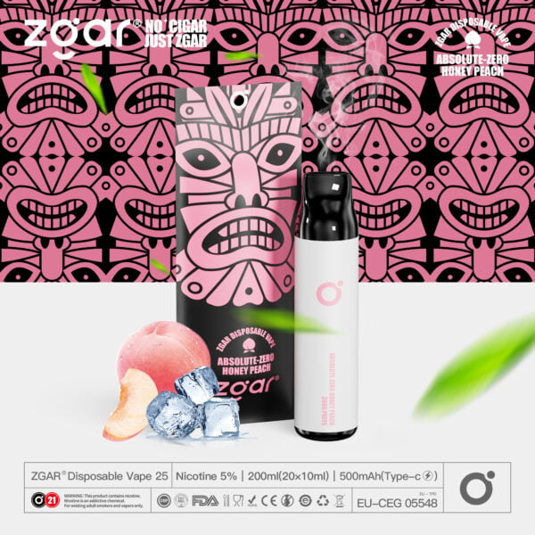 ZGAR ZG25 3000 Puffs 5% Pod jetable rechargeable à la nicotine en gros - HelpVape - 21