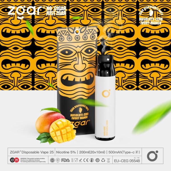 ZGAR ZG25 3000 Puffs 5% Pod jetable rechargeable à la nicotine en gros - HelpVape - 20