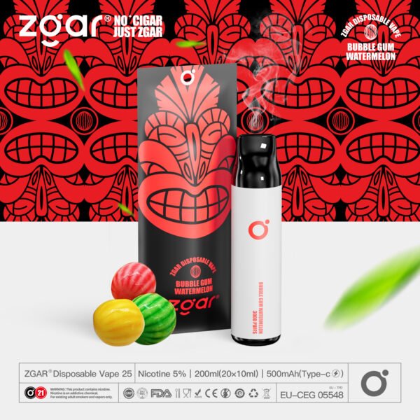 ZGAR ZG25 3000 Puffs 5% Pod jetable rechargeable à la nicotine en gros - HelpVape - 15