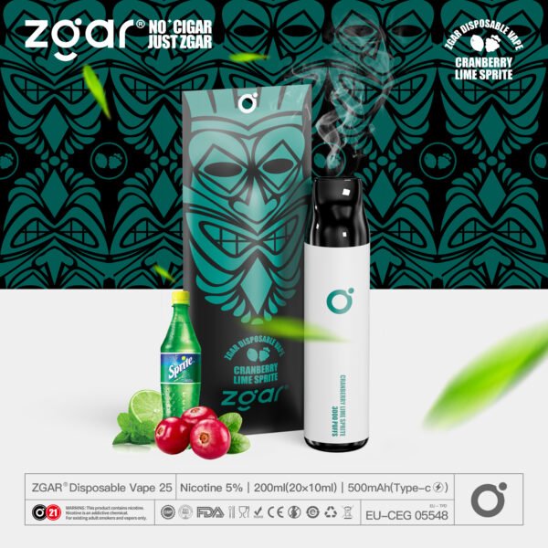 ZGAR ZG25 3000 Puffs 5% Pod jetable rechargeable à la nicotine en gros - HelpVape - 14