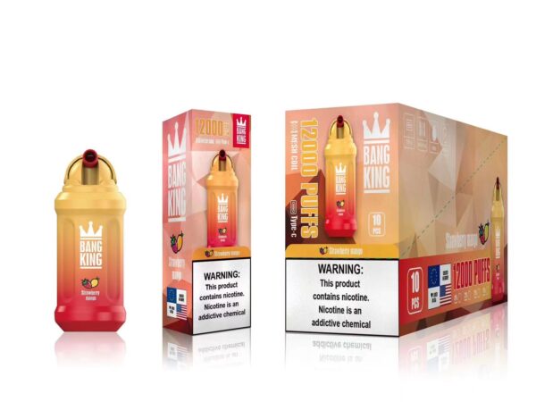 Bang King 12000 Puffs 0% 2% 3% 5% Nikotynowy akumulator jednorazowy Vape Hurt - HelpVape - 3