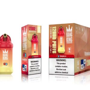 Bang King 12000 Puffs 0% 2% 3% 5% Nicotine Rechargeable Disposable Vape Wholesale 27 Bang King 12000 Puffs 0% 2% 3% 5% Nicotine Rechargeable Disposable Vape Wholesale - HelpVape - 27