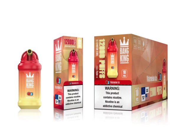 Bang King 12000 Puffs 0% 2% 3% 5% Nikotynowy akumulator jednorazowy Vape Hurt - HelpVape - 6