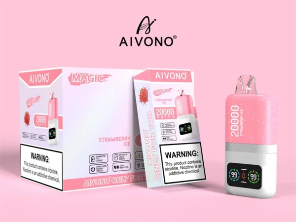 AIVONO 20000 Puffs Dual Mesh 0% 2% 3% 5% Перезаряжаемые одноразовые ручки для вейпов с низким содержанием никотина Купить оптом - HelpVape - 3