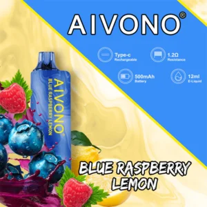 AIVONO AIM GUN 7000 Puffs 0% 2% 3% 5% Low Nicotine Rechargeable Disposable Vapes Pen Bulk Buy Wholesale - HelpVape - 17