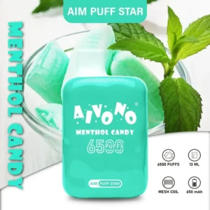 AIVONO AIM PUFFSTAR 6500 Puffs 0% 2% 5% Перезаряжаемые одноразовые ручки для электронных сигарет с низким содержанием никотина, оптовая покупка оптом - HelpVape - 13