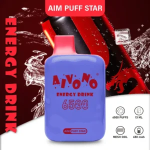 AIVONO AIM PUFFSTAR 6500 Puffs 0% 2% 5% Перезаряжаемые одноразовые ручки для электронных сигарет с низким содержанием никотина. Купить оптом - HelpVape - 14