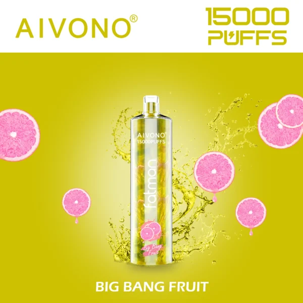 AIVONO FATMAN 15000 Puffs 0% 2% 3% 5% Low Nicotina Rechargeable Vapes Pen vrac Cumpărați cu ridicata - HelpVape - 4