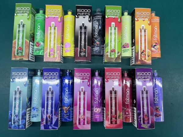 AIVONO FATMAN 15000 Puffs 0% 2% 3% 5% Low Nicotina Rechargeable Vapes Pen vrac Cumpărați cu ridicata - HelpVape - 2