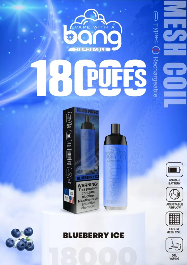 Bang Crown Bar 18000 Rookwolken 0% 2% 3% 5% Oplaadbare wegwerpvapes-pen met laag nicotinegehalte Bulk Koop groothandel - HelpVape - 3