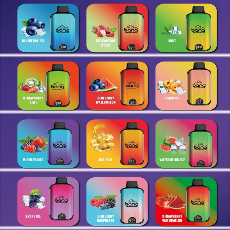 Bang Vape 20000 Puffs Dual Mesh 0% 2% 3% 5% Display LED com baixo teor de nicotina Recarregável em massa Compre caneta Vape descartável no atacado 32 Bang Vape 20000 Puffs 0% 2% 3% 5% display LED de nicotina Recarregável em massa Comprar Vape descartável por atacado
