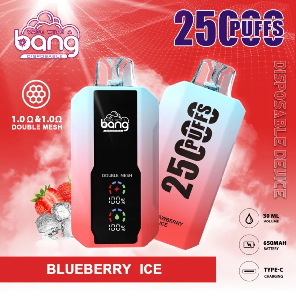 Bang 25000 Puffs 0% 2% 3% 5% Stylo vape jetable rechargeable à faible teneur en nicotine en vrac Acheter en gros - HelpVape - 7