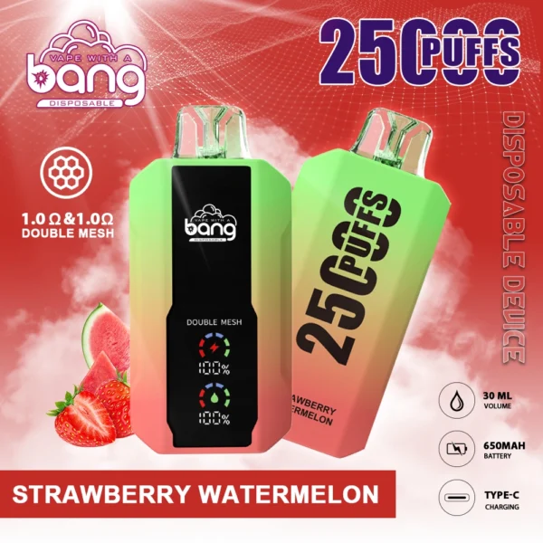 Bang 25000 Puffs 0% 2% 3% 5% Stylo vape jetable rechargeable à faible teneur en nicotine en vrac Acheter en gros - HelpVape - 9