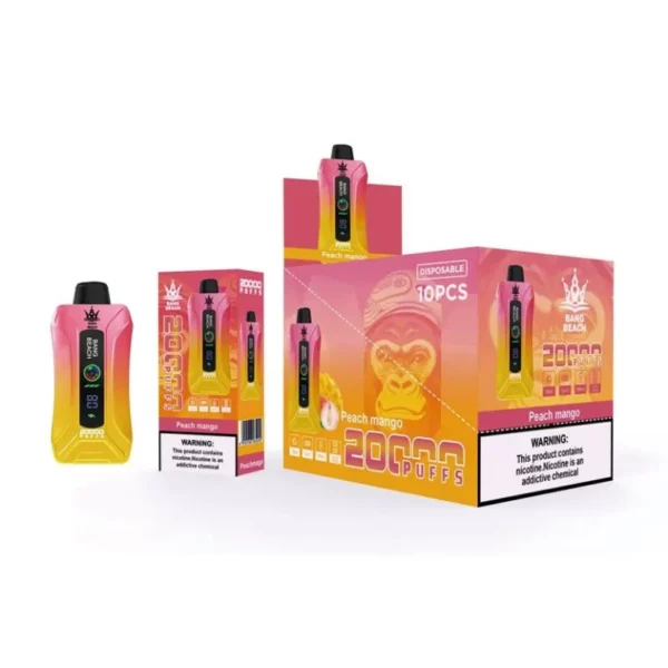 Bang Beach 20000 Rookwolken 0% 2% 3% 5% Oplaadbare wegwerpvapes-pen met laag nicotinegehalte in bulk Koop groothandel - HelpVape - 9