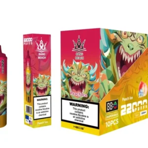 Bang Beach 22000 Puffs 0% 2% 3% 5% Alacsony nikotintartalmú újratölthető tömeges vásárlás Eldobható Vape Pen nagykereskedés - HelpVape - 17