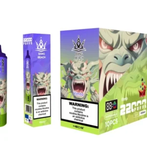 Bang Beach 22000 Puffs 0% 2% 3% 5% Alacsony nikotintartalmú újratölthető tömeges vásárlás Eldobható Vape Pen nagykereskedés - HelpVape - 19