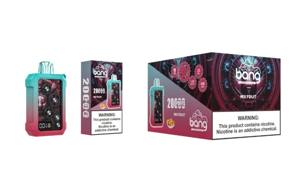 Bang Gear Tick Tock 20000 Puffs 0% 2% 3% 5% Stylo vape jetable rechargeable à faible teneur en nicotine en vrac Acheter en gros - HelpVape - 12