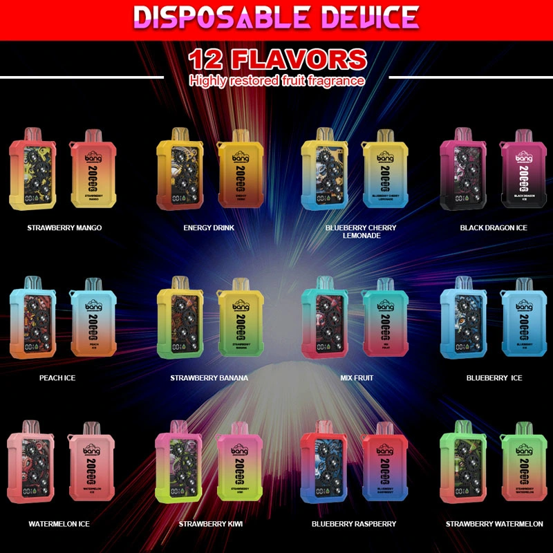 Bang Gear Tick Tock 20000 Puffs 0% 2% 3% 5% Baixa Nicotina Recarregável Vapes Descartáveis Pen Bulk Comprar Atacado 26 Bang Gear Tick Tock 20000 Puffs 0% 2% 3% 5% Baixa Nicotina Recarregável Vapes Descartáveis Pen Bulk Comprar Atacado