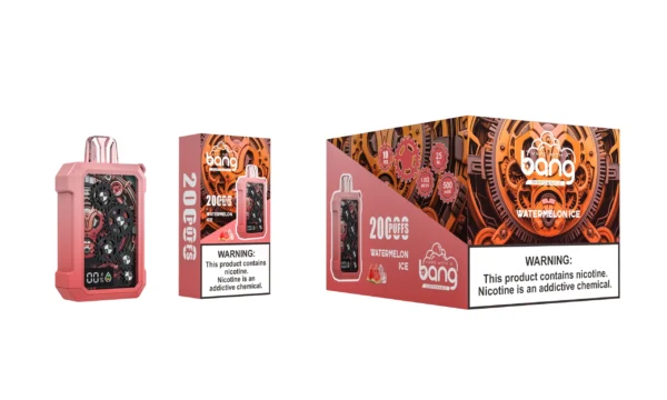 Bang Gear Tick Tock 20000 Puffs 0% 2% 3% 5% Stylo vape jetable rechargeable à faible teneur en nicotine en vrac Acheter en gros - HelpVape - 3