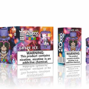 Bang King Double Crystal 20000 Puffs 0% 2% 3% 5% Stylo vape jetable rechargeable à faible teneur en nicotine en vrac Acheter en gros - HelpVape - 23