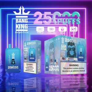 Bang King 25000 Puffs Dual Pods 0% 2% 3% 5% Stylo vapes jetables rechargeables à faible teneur en nicotine en vrac Acheter en gros - HelpVape - 12