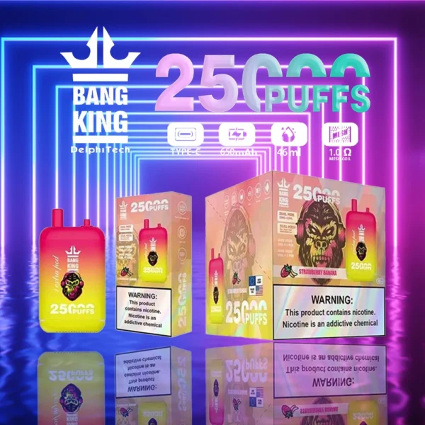 Bang King 25000 Puffs Dual Pods 0% 2% 3% 5% Stylo vapes jetables rechargeables à faible teneur en nicotine en vrac Acheter en gros - HelpVape - 9