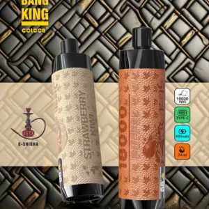 Bang King Crown Bar 18000 Puffs 0% 2% 3% 5% Baixa Nicotina Recarregável Vapes Descartáveis Pen Bulk Comprar Atacado