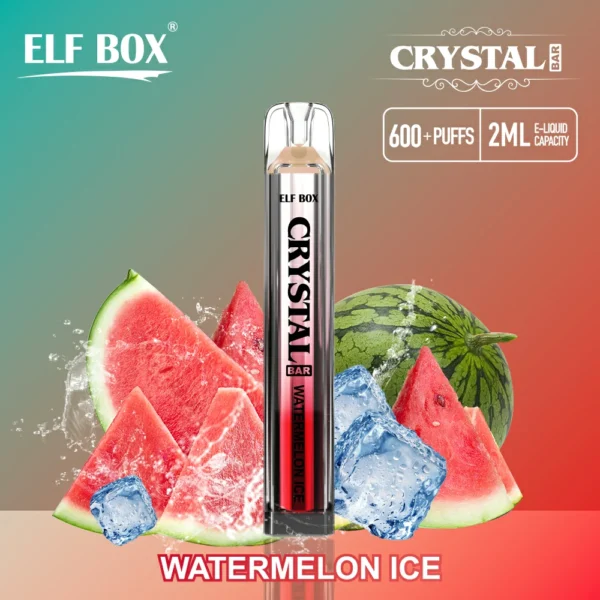 ELF BOX CRYSTAL BAR 600 Puffs 0% 2% 5% Никотиновый перезаряжаемый одноразовый вейп Купить оптом - HelpVape - 2