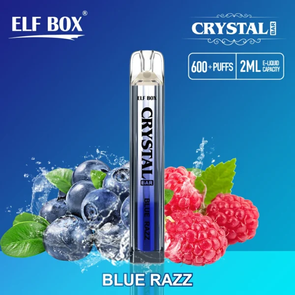 ELF BOX CRYSTAL BAR 600 Puffs 0% 2% 5% Никотиновый перезаряжаемый одноразовый вейп Купить оптом - HelpVape - 3