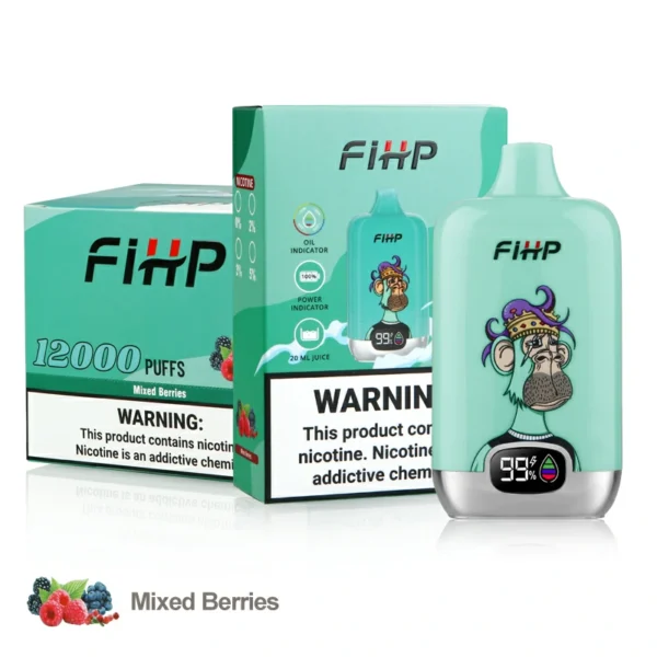 FIHP 12000 Puffs 2% 5% Penna per vapori usa e getta ricaricabile a basso contenuto di nicotina Acquista all'ingrosso - HelpVape - 9