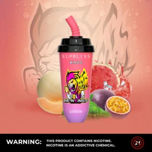 RandM Supbliss Bingo 8000 Rookwolken 0% 2% 3% 5% Oplaadbare wegwerpvapes-pen met laag nicotinegehalte in bulk Koop groothandel - HelpVape - 30