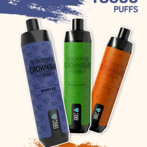 Vapme Crown Bar 18000 PRO MAX 2% 5% Nicotine 18000 trekjes Oplaadbare wegwerpvapes Bulk kopen Groothandel