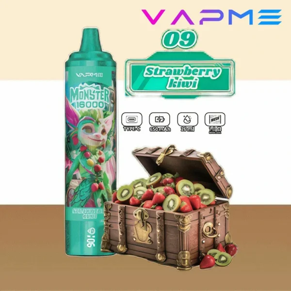 Vapme Monster 16000 Puffs 2% 5% Nikotynowe Akumulatory Jednorazowe Vape Luzem kup hurtowo - HelpVape - 3