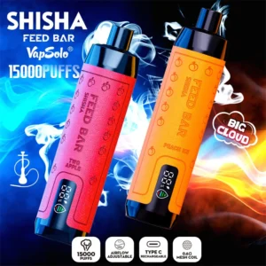 Vapsolo FEED BAR Shisha 15000 Puffs 0.5% Penna per vaporizzatori usa e getta ricaricabile a basso contenuto di nicotina all'ingrosso Acquista all'ingrosso 11 Vapsolo FEED BAR Shisha 15000 Puffs 0.5% Penna per vaporizzatori usa e getta ricaricabile a basso contenuto di nicotina Acquista all'ingrosso - HelpVape - 11