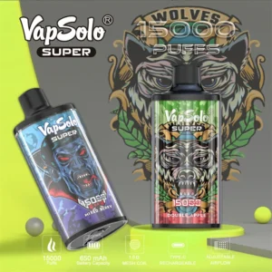 Vapsolo Super 15000 Puffs 2% 5% Baixo teor de nicotina em massa Compre caneta Vapes descartável recarregável no atacado - HelpVape - 16