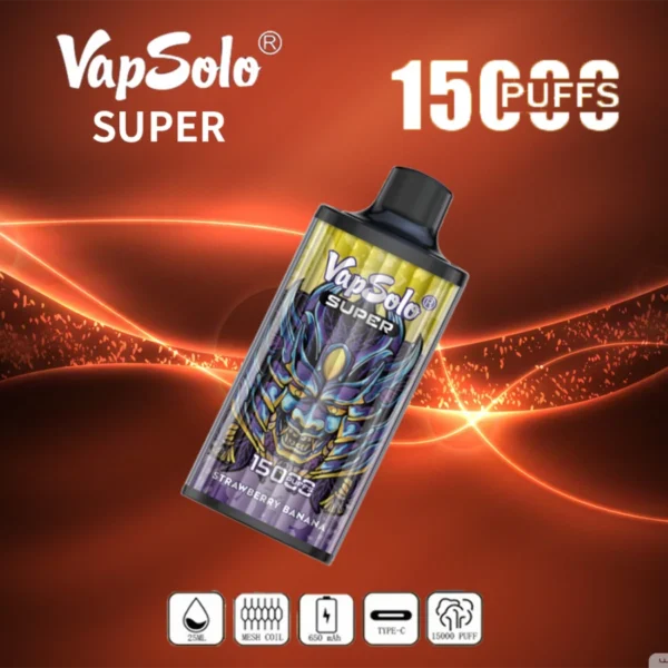 Vapsolo Super 15000 Puffs 2% 5% Baixo teor de nicotina em massa Compre caneta Vapes descartável recarregável no atacado - HelpVape - 7