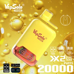 VapSolo Twins 20000 Puffs 2% 5% Перезаряжаемые одноразовые вейпы-ручки с низким содержанием никотина, оптовая покупка оптом - HelpVape - 17