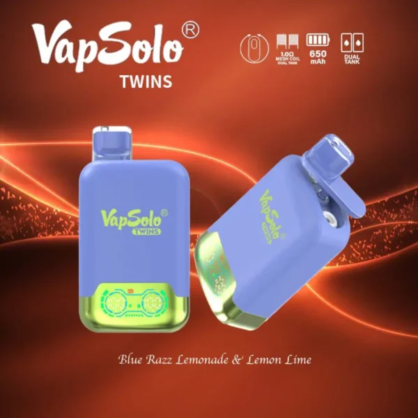 VapSolo Twins 20000 Puffs 2% 5% Перезаряжаемые одноразовые вейпы-ручки с низким содержанием никотина, оптовая покупка оптом - HelpVape - 13