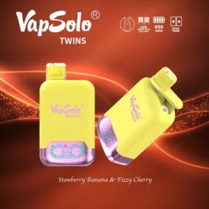 VapSolo Twins 20000 Puffs 2% 5% Baixa Nicotina Recarregável Vapes Canetas Descartáveis Comprar Atacado 20 VapSolo Twins 20000 Puffs 2% 5% Caneta Vapes Descartável Recarregável com Baixo Nicotina em Massa Compre no Atacado - HelpVape - 20