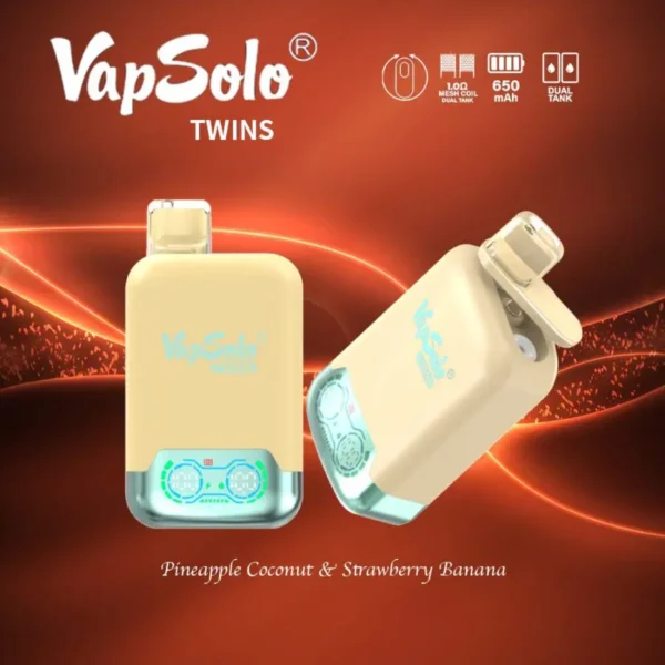 VapSolo Twins 20000 Puffs 2% 5% Перезаряжаемые одноразовые вейпы-ручки с низким содержанием никотина, оптовая покупка оптом - HelpVape - 8