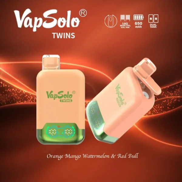 VapSolo Twins 20000 Puffs 2% 5% Перезаряжаемые одноразовые вейпы-ручки с низким содержанием никотина, оптовая покупка оптом - HelpVape - 9