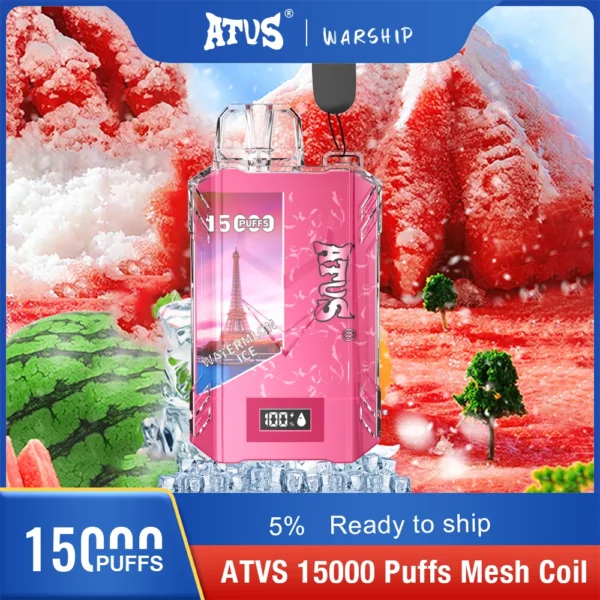 Atvs 15000 Puffs 5% Low Nicotina Rechargeable Vapes Pen vrac Cumpărați cu ridicata - HelpVape - 14