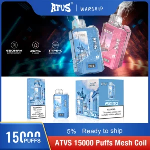 Atvs 15000 Puffs 5% Low Nicotina Rechargeable Vapes Pen vrac Cumpărați cu ridicata - HelpVape - 16