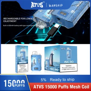 Atvs 15000 Puffs 5% Low Nicotine Rechargeable Disposable Vapes Pen Bulk Buy Wholesale 26 Atvs 15000 Puffs 5% Low Nicotine Rechargeable Disposable Vapes Pen Bulk Buy Wholesale - HelpVape - 26