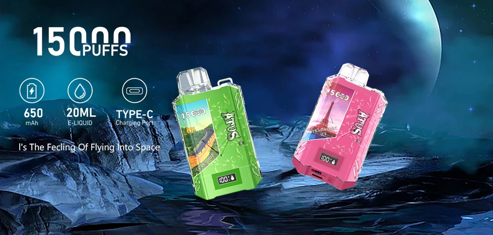 Atvs 15000 Puffs 5% Low Nicotina Rechargeable Vapes Pen vrac Cumpărați cu ridicata