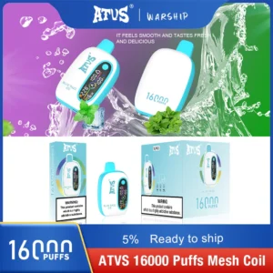 Atvs 16000 Puffs 2% 5% Перезаряжаемые одноразовые ручки для вейпов с низким содержанием никотина, оптовая покупка оптом - HelpVape - 25