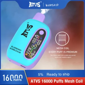Atvs 16000 Puffs 2% 5% Перезаряжаемые одноразовые ручки для вейпов с низким содержанием никотина, оптовая покупка оптом - HelpVape - 23