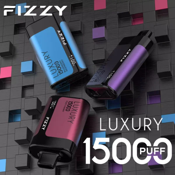 Fizzy Luxury 15000 Puff-uri 2% 5% Stilo de vaporizator reîncărcabil de unică folosință cu conținut scăzut de nicotină Cumpărați cu ridicata - HelpVape - 1