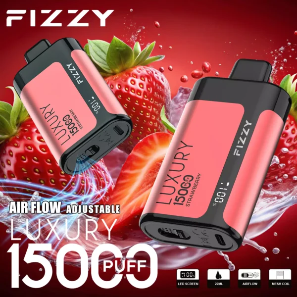 Fizzy Luxury 15000 Puffs 2% 5% Low Nicotina Vapes Pen Vrac de unică folosință Cumpărați cu ridicata - HelpVape - 5